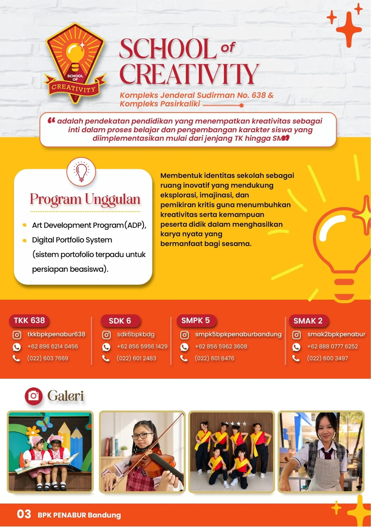 Brosur School of Creativity