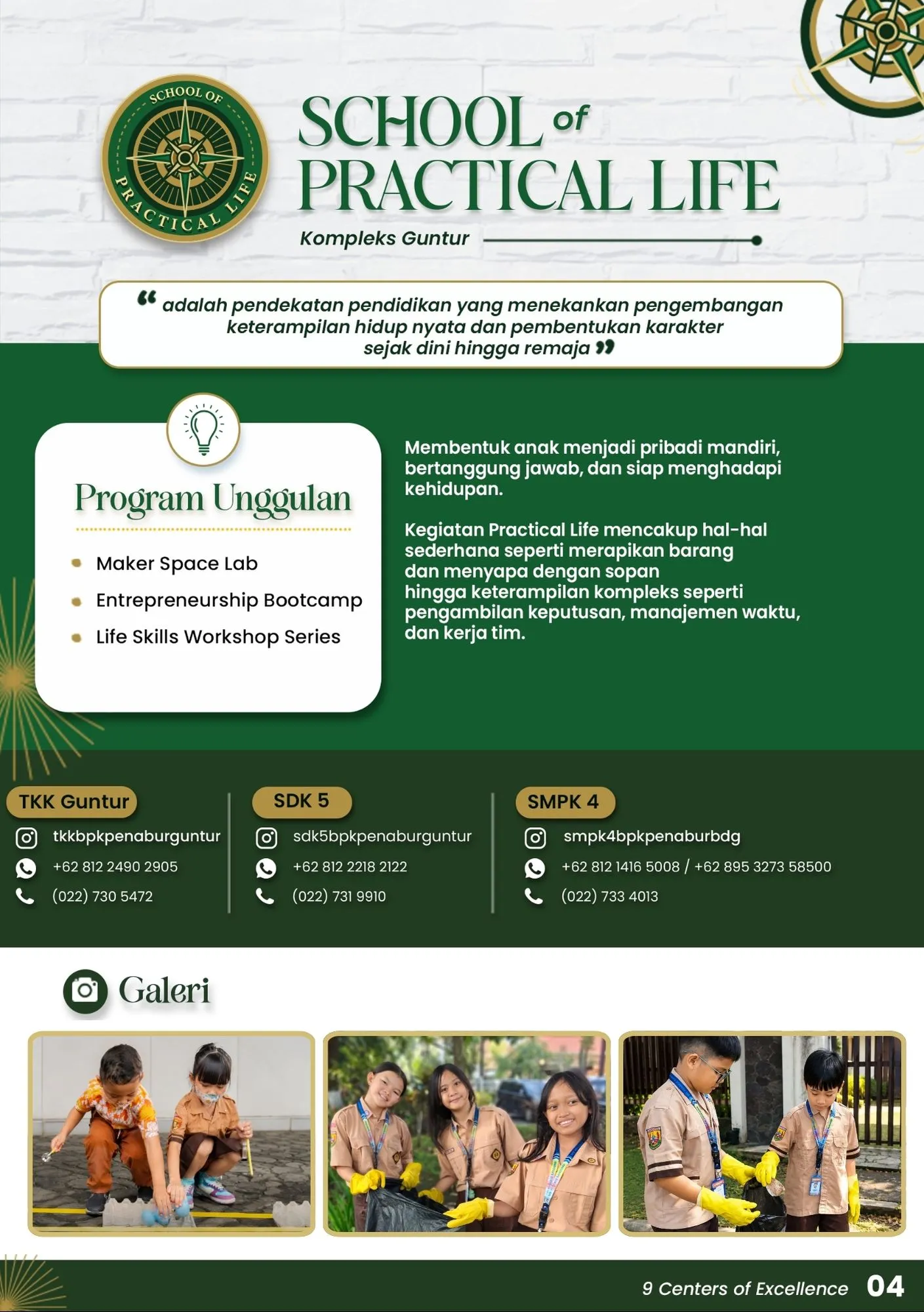 Brosur School of Practical Life